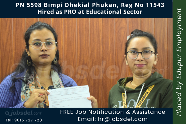 Bimpi Dhekial Phukan Hired as Public Relation Officer at Educational