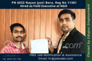 Nayan Jyoti Bora Hired as Field executive