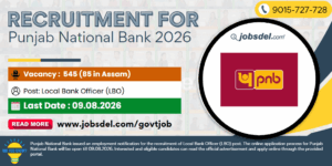 Recruitment for Punjab National Bank 2026